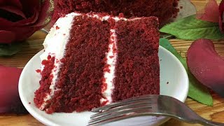 RED VELVET CAKE RECIPE  SUPER SIMPLE AND MOIST [upl. by Jenni]