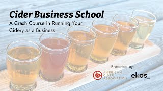 Cider Business School A Crash Course in Running Your Cidery as a Business  Ekos [upl. by Ulphi]