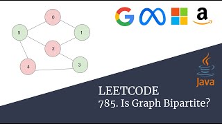 Is Graph Bipartite  LeetCode 785 [upl. by Huoh]