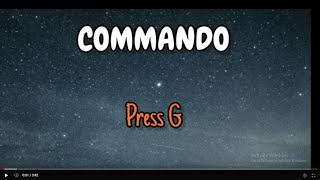 Press G Commando Lyrics Produced by Frame City Records [upl. by Onder424]