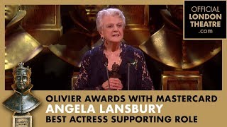 Angela Lansbury wins Best Actress Supporting Role  Olivier Awards 2015 with Mastercard [upl. by Tibold]