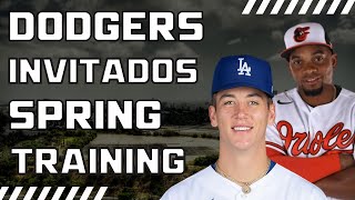 DODGERS de LOS ÁNGELES anuncian LISTA de PELOTEROS INVITADOS al SPRING TRAINING 2023 de MLB [upl. by Baudoin]