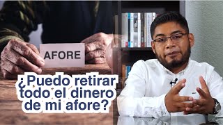 ¿Puedo retirar todo el dinero de mi afore [upl. by Harrod]