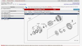 How to Find Parts in Nissan Parts Catalog [upl. by Idleman78]