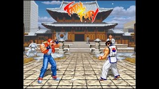 Real Bout Fatal Fury Special  Terry Bogard Arcade Playthrough [upl. by Hewe]