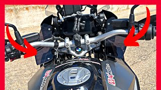 Problemas con el aire en tu moto deflectores Biondi para GS 1250 Nilmoto [upl. by Dent]