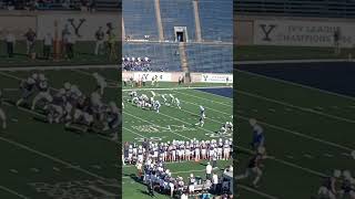 Yale Football YALE WINS 2322 OVER CENTRAL CONNECTICUT STATE Touchdown By 80 Luke Foster [upl. by Gurolinick]