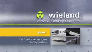 Erfinder der steckbaren Elektroinstallation gesis®  Wieland Electric [upl. by Abita49]