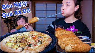 🇯🇵Ngất Ngây Phô Mai Xiên Que Chiên amp Bánh Pizza Phô Mai Thơm Ngon Béo Ngậy Quá Xá Đã 375 [upl. by Bower789]