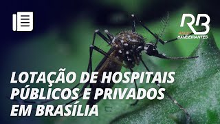 Hospitais públicos e privados lotam com alta dos casos de dengue em Brasília [upl. by Htir]