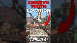 LEGENDARY KREMVHS TOOTH MACHETE LOCATION IN FALLOUT 4 [upl. by Edyaj]