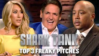 Shark Tank US  Top 3 Times The Sharks Were Freaked Out [upl. by Lletnom]