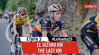 Flamme Rouge  Last Km  Stage 3  La Vuelta 2023 [upl. by Burkitt]