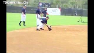 Derek Jeter Fielding Mechanics [upl. by Ahsataj347]