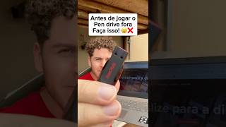 Como corrigir Pen Drive corrompido ou com erros usando seu computador [upl. by Sterne]