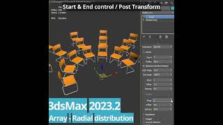 3dsMax 20232  Radial distribution [upl. by Avera640]