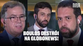 🔥Boulos destrói argumentos bolsonarista AO VIVO na Globo News🔥Bibo Nunes passou vergonha🔥 [upl. by Htidirrem]