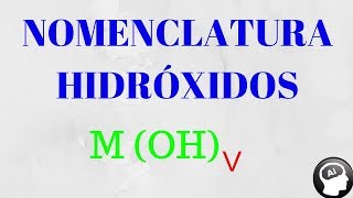 Nomenclatura de hidróxidos tradicional stock sistemática [upl. by Rediah275]