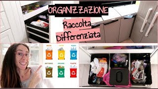 ORGANIZZARE il Sottolavello  Raccolta Differenziata  Contenitori ORGANIZER Rifiuti CUCINA IKEA [upl. by Anemij]