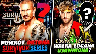 RANDY ORTON Powróci na Survivor Series  Walka LOGANA PAULA  Status VINCA McMAHONA i więcej [upl. by Sulohcin]