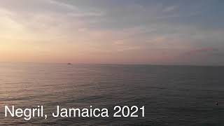 7 Mile Beach Negril Jamaica a droneseye view [upl. by Rab734]