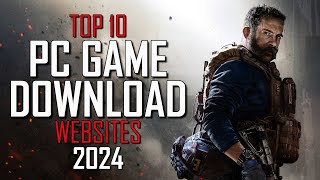 Top 10 Best PC GAME DOWNLOAD Websites 2024 [upl. by Leynad]