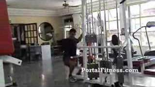 Ejercicio de Musculación Dorsales en Polea [upl. by Tilford]