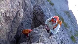 Toblinger Knoten Klettersteig  Via ferrata Torre Toblino [upl. by Wivinia]