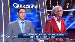 QuizduellOlymp mit Sebastian Jacoby und Thomas Kinne  Jäger von Gefragt Gejagt  QuizduellOlymp20 [upl. by Clausen331]