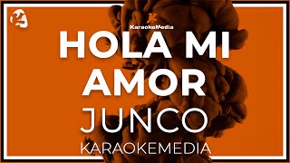 KARAOKE Hola mi amor  Junco [upl. by Nyladnohr]