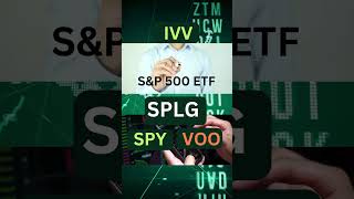 SPLG vs SPY IVV amp VOO Which SampP ETF is the Best Bargain etfportfolio etf shortsviral [upl. by Hennessy]