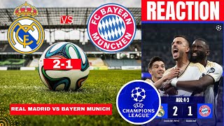 Real Madrid vs Bayern Munich 21 Live Champions League UCL Football Match Score Highlights Vivo [upl. by Rubbico]