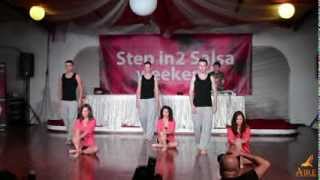 AIRE Dance Company presents Colgando En Tus Manos  contemporary bachata choreography [upl. by Kristos]