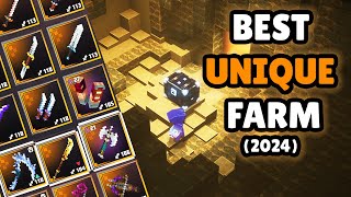 FASTEST Unique Farm IN Minecraft Dungeons [upl. by Ajim]