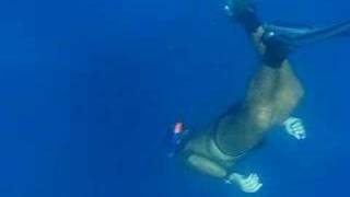 Davide Carrera in a skandalopetra dive [upl. by Eenal]