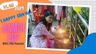 Mere Hostel ki Diwali 🪔  Best Moments of Hostel Life ✌️ jlnmch diwali vlog collegedays [upl. by Ntsyrk]