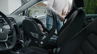 Ergobaby BeSafe Car Seat  How do I install the BeSafe Car Seat in the car [upl. by Sucul]