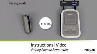 Pairing Phonak RemoteMic [upl. by Unni]