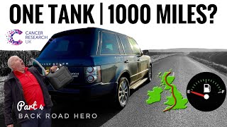 ⛽️ Epic One Tank Challenge 🚙 Can you drive 1000 miles in an V8 Range Rover​⁠  Feature Length [upl. by Yretsym]