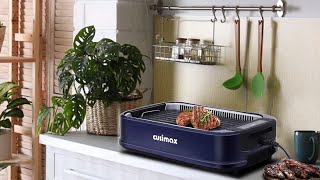 CUSIMAX Indoor Electric Grill Griddle [upl. by Akli479]