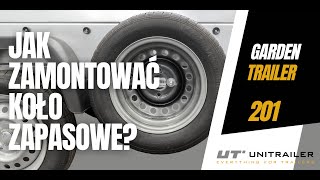 Jak zamontować koło zapasowe UNITRAILER [upl. by Assek]