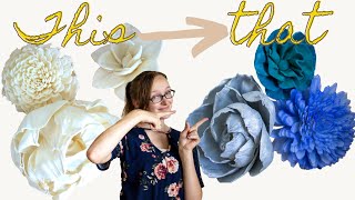 4 Ways to Color Sola Wood Flowers [upl. by Pain111]