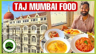 Rs 50000 24 Hour Eating Taj Palace Mumbai Food  Veggie Paaji Food Challenge [upl. by Annayak]