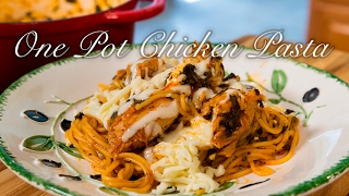 One Pot Chicken Parm Pasta  Ready in 30 Minutes [upl. by Shellans334]