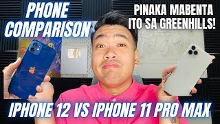 IPHONE 11 PRO MAX VS IPHONE 12  HINDI NAG KAKALAYO NG PRICE 5G VS 4G NA ITO Phone Comparison [upl. by Anak]