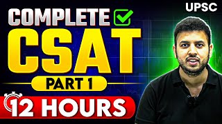 Complete CSAT One Shot  CSAT With Short Tricks  Part 1  OnlyIAS [upl. by Esital]