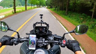 헬멧 다이어트 기념 콧노래 라이딩 CB500X GoPro8 SonyX3000 [upl. by Oinotla]