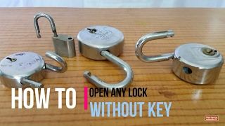 how to open a lock without key [upl. by Retlaw437]