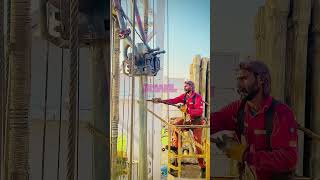 Pakistani Derrickmen workingrigs automobile rigwelder oilandgas rigger rigcareer derrickman [upl. by Suedaht]