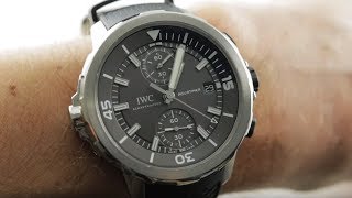 IWC Aquatimer Chronograph Edition quotSharksquot IW379506 IWC Dive Watch Review [upl. by Bernardi]